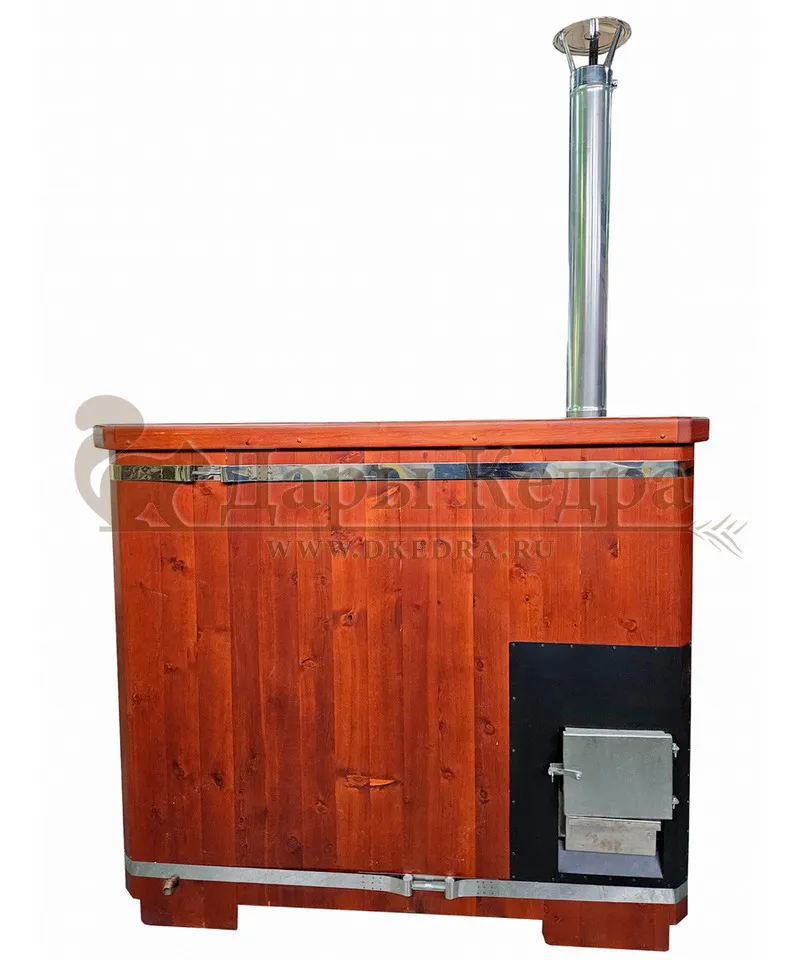 Фурако прямоугольная с металлической вставкой и встроенной печью